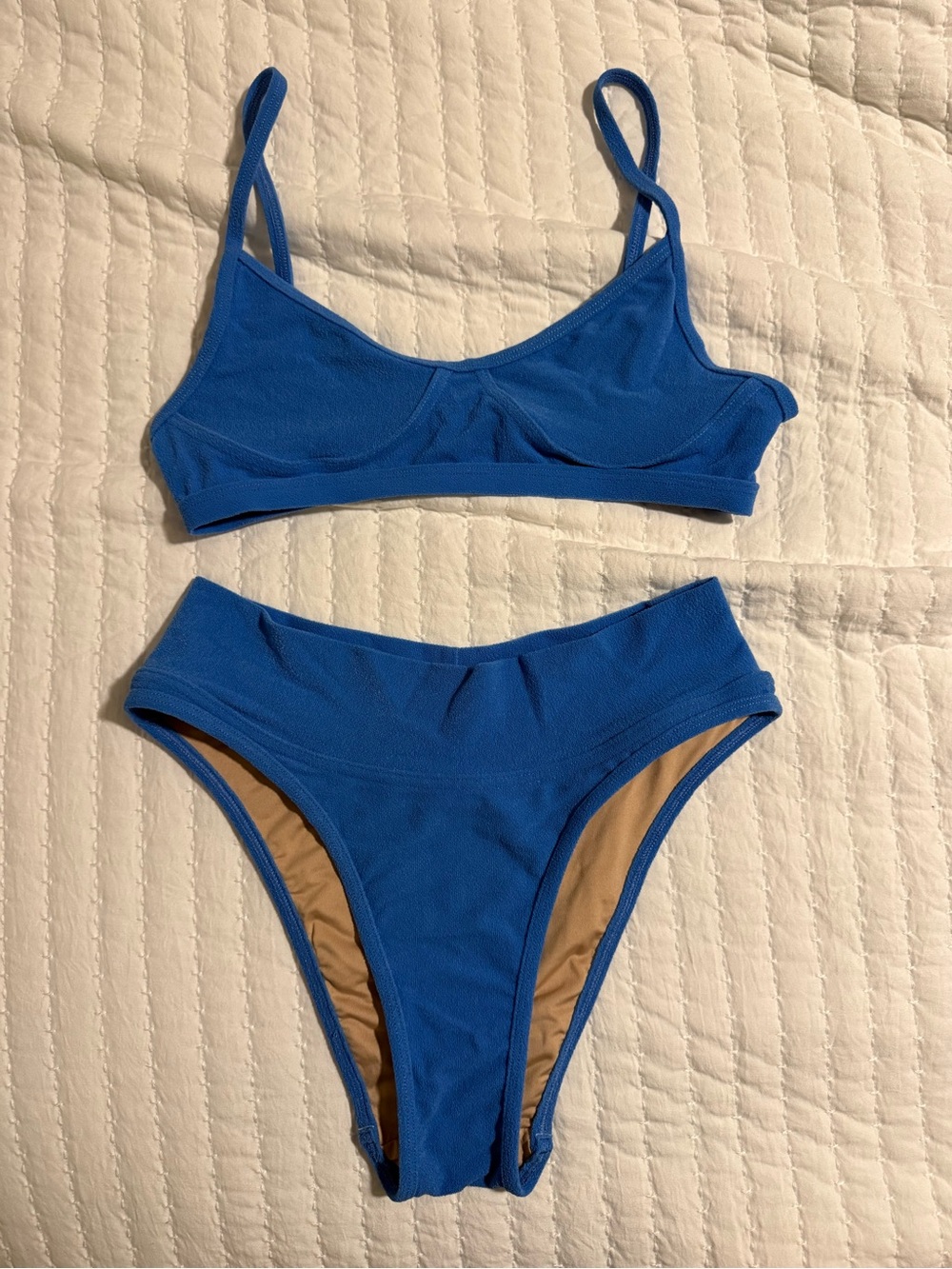 Electric Blue Two-Piece Bikini Set
